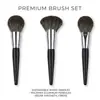 Brocha Sola Transfronteriza para Artistas de Maquillaje, Mango de Madera de Alta Gama, Cerdas de Fibra, Profesional para Contorno Facial, Corrector y Rubor