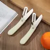 Conjunto de facas de fruta Chunmei 8430 em aço inoxidável, descascador de melão e frutas, faca para frutas e vegetais, faca de fruta portátil para casa e dormitório