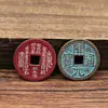Venta al por mayor de fábrica de varias monedas antiguas de latón, Kaiyuan Tongbao, monedas Tianshi Shan Gui, monedas antiguas y accesorios para joyería del Dios de la Riqueza