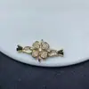 Retenção de Cor Forte, Fivela de Pérola Diamantada Completa, Pulseira de Cristal Feita à Mão, Acessórios de Joias DIY, Contas