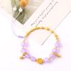 Ins Pulsera de Cristal Elegante Combinable para Mujer Pulsera de Piedra Lunar Super Hada Accesorios de Joyería para Mejor Amigo de Pareja