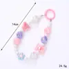 Celebridad de Internet Mismo Color Dulce Dopamina Colgante Cadena para Celular Bolso de Cadena Llavero Cadena Colgante Anti-caída Anti-caída Mujer