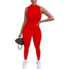 Mono Deportivo de Cuello Redondo Sin Costuras Amazon Transfronterizo Europeo y Americano Personalizado de Fábrica para Mujer Ajustado para Fondo Mono Deportivo para Mujer