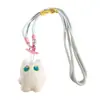 Colgante de Gato Blanco de Cuerpo Completo con Ojos Grandes Lanyard para Teléfono Móvil Correa Corta para Muñeca Colgante de Bolso Funda para Teléfono Móvil Bolso de Hombro Universal