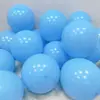 Globos Azules Macaron Azul Profundo y Claro, Engrosados para Fiestas de Cumpleaños Infantiles, Decoración de Salón de Jardín de Infancia, Apertura de Tienda