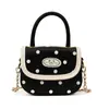 Bolsa Infantil Estilo Nuevo Linda Estampado de Puntos Mini Bolso Silla de Montar para Niñas Bolso Cruzado Elegante para Padres e Hijos Billetera