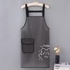 Nuevo delantal impermeable para el hogar, delantal de cocina para mujer, impermeable y a prueba de aceite, de TPU transparente, delantal de alto valor, ropa de trabajo