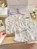 Elemento Lindo Verano Elegante Delgado Conjunto Muestra Floral Camisola de Niñas Princesa Perezoso Nuevo Sin Mangas Dibujos Animados