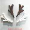 Muñeco de nieve de plástico, rama de mano, astas, artesanía, accesorios navideños, rama de plástico, artesanía navideña, accesorios de bricolaje, colgante