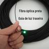 Tampão Final de Fibra Óptica PMM Preto para Guiar Luz em Piscinas e Iluminação de Teto Céu Estrelado