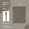 Cuaderno A5 Estilo Retro de Piel Suave con Correas, Bloc de Notas de Piel de Oveja, Cuaderno para Reuniones de Trabajo de Oficina, Personalización Empresarial