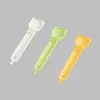 Dispensador de Petiscos para Gatos de Grau Alimentício, Ferramenta de Apertar para Latas de Gato, Colher para Petiscos de Gato, Utensílio para Petiscos de Animais de Estimação, Colher para Petiscos de Gato