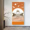 Pegatinas autoadhesivas de lujo ligero para pasillo, pintura para pared de fondo, modernas y sencillas, para pasillo de entrada, pared de pasillo, pegatinas decorativas atmosféricas