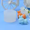 Vela Perfumada de Conejo Linda Molde de Silicona Difusor de Pétalos DIY Piedra Difusora Jabón Hecho a Mano Yeso Resina Molde