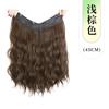 Peça de Peruca para Mulheres com Cabelo Longo, Peça Única em V Micro-Cacheada com Fivela Interna Cabelo Artificial, Extensões de Cabelo Fluffy Invisíveis e Sem Marcas para Aumentar o Volume do Cabelo