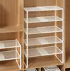 Prateleira organizadora retrátil para guarda-roupa, ferramenta economizadora de espaço para armário de roupas, prateleira divisória deslizante, sapateira