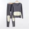 Ropa interior térmica de invierno para hombre, doble cara de terciopelo, liquidación, pantalones largos de otoño, traje, forro polar, engrosado