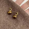 Brincos com Desconto Liquidação Brincos de Pérola Stud para Mulheres Elegantes Simples Versáteis Mercado Atacadista