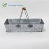 Bandeja Nórdica Restaurante Quadrada Metal Galvanizado Lata Bandeja de Armazenamento para Banheiro Cesta de Frutas de Ferro Prato para Bolo