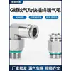 Conector Pneumático Reto de Aço Inoxidável 304 com Rosca PC-G, Conector Rápido PL-G para Tubo de Ar com Vedação de O-ring