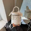 Bolso de Mano Cilíndrico de Nicho Transfronterizo para Mujer 2026 Nueva Moda Elegante Bolso de Hombro Diario Simple para Viajero Bolso Cruzado