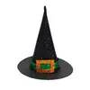 Mini Sombrero de Bruja Brillante para Halloween, Decoración para Cupcakes, Caja de Dulces de Mesa, Decoración para Fiesta de Paletas