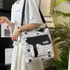 Bolsa de Lona Nueva Primavera 2026 Bolso de Hombro Único para Mujer Bolso de Mano de Gran Capacidad Bolso Cruzado Estampado Bolsa Yamashita Arimatsu
