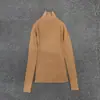 Sumeihui 2026 Outono/Inverno Novo Estilo Coreano Lc Casual Slim Fit Manga Longa Gola Alta Tricô Suéter para Mulheres