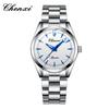 Reloj de Pareja Marca Dawn Reloj de Negocios para Mujer Cuarzo en stock Venta al por Mayor Correa de Acero Inoxidable Reloj para Hombre