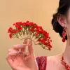 ¡Hola Tao Liu Yifei Mismo Estilo Gypsophila Pasador de Pelo Flor de Pasador de Pelo Novia Vestido de Boda Flor de Cabeza Pasador de Pelo Pasador de Pelo