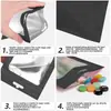 Bolsas Coloridas de Aluminio Mate con Ventana, Bolsas de Papel de Aluminio Esmerilado, Bolsas Autoadhesivas para Fundas de Teléfono, Productos Electrónicos Digitales y Accesorios