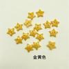 Dois olhos de cinco pontas estrela botão estrela cor estrela botão jardim de infância desenho de mão adesivo dos desenhos animados DIY botão de costura à mão
