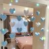 Cortina de Puerta Amor Explosiones Popular en Internet Mismo Decoraciones de Puerta Habitación Dormitorio Niña Corazón de Princesa Cortina Colgante Festivo Boda