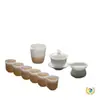 Taza de Té de Porcelana Blanca Dehua Hielo Jade, Taza de Maestro, Bol con Tapa, Taza Mar de Té, Taza de Aroma, Accesorios para Juego de Té Kung Fu