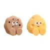 Soporte de cepillo de dientes para pared XinzaoCute, Estante de almacenamiento de cepillos de dientes de silicona sin perforaciones, Escurridor de cepillos de dientes lindo de dibujos animados