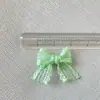 Encaje de Gasa Nieve Coreana Hecho a Mano Mini Lazo Ropa para Bebé BJD Accesorios Decoración DIY Accesorios para Pasador de Pelo de Mascota