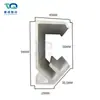 Puerta de cámara frigorífica riel superior e inferior puerta corrediza riel lateral de deslizamiento guía de canaleta accesorios riel de perfil de aluminio de alta resistencia para puerta corrediza de cámara frigorífica