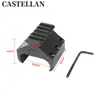 Adaptador de Abrazadera de Tubo de Mira Ajustable Diámetro de Tubo 41-47mm Instalador de Riel de 20mm Aleación de Aluminio de Riel de 20mm