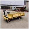 Transportador Elétrico Plano Pequeno Veículo de Manuseio de Sundries de Corredor com Quatro Rodas Ferramenta de Carregamento de Oficina Veículo