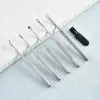 Venta Directa de Fábrica Set de 5 Piezas de Acero Inoxidable para Limpiar Oídos Herramientas de Limpieza de Oídos Recogedor de Oídos Espiral de Doble Punta Multicolor Set para Cavar Oídos