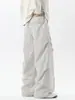 Pantalones Cargo Juveniles de Estilo Americano para Hombre 2026 Otoño Holgados con Pliegues de Moda Pantalones Paracaidistas Rectos Casuales