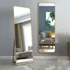 Espejo de Cuerpo Entero para Piso del Hogar, Alta Definición, Antiexplosión, No se Deforma, Espejo de Vestir para Montar en la Pared del Dormitorio, Espejo Popular para Fotos al por Mayor
