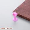 Dispositivo de succión de puerta de silicona anticolisión, sin perforaciones, para inodoro, de plástico, para manija de puerta montada en la pared