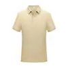 Camisas tipo polo de piqué de seda de morera y lino al por mayor, logo personalizable, camisas culturales para grupos, ropa de trabajo de manga corta de verano