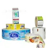 Impresión de Etiquetas Autoadhesivas, Rollo de Papel Recubierto, Pegatinas de Etiquetas Alimentarias Autoadhesivas de PVC, Impresión de Marca Publicitaria