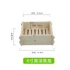 Vaporera de rejilla de abeto de madera cuadrada pastel de osmanthus té postre pastel de arroz jaula pequeña madera maciza comercial cuadrada vaporera de madera