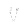 Aretes de Mariposa Dulces y Geniales Súper de Combinación con Todo Cruz Integrada Sentido Avanzado Nicho Aretes Clip de Oreja Colorido