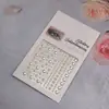 Calcomanías de Maquillaje de Ojos, Calcomanías de Pedrería para Ojos, Decoración Facial, Accesorios de Maquillaje de Perlas para Diario, Calcomanías de Pedrería para Escenario Infantil, Venta al por Mayor en Existencia