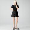 Shorts de Maternidad Verano Delgados Ropa Exterior 2025 Nuevo Secado Rápido Casual No Elásticos Pantalones Yamamoto Pierna Ancha Pantalones de Cinco Puntos