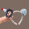 Diadema Creativa de Pingüino y Pez, Diadema de Peluche de Dibujos Animados Linda y Tierna, Para Tomar Fotos de Niñas, Pasador para Lavarse la Cara, Diadema Divertida
